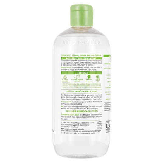 Eau Thermale Jonzac Eau Micellaire Purifiante Hydra Aloe Vera