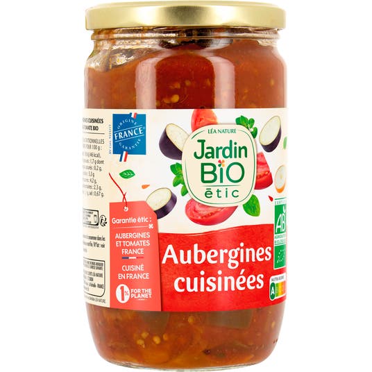 Eau Thermale Jonzac Aubergines Cuisinées Bio