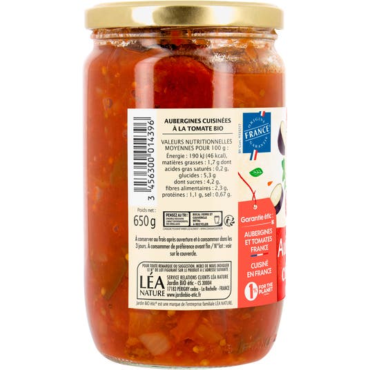 Eau Thermale Jonzac Aubergines Cuisinées Bio