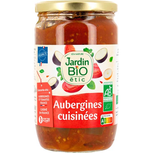 eau thermale jonzac Aubergines cuisinées bio