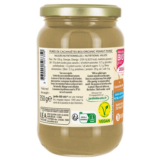 Eau Thermale Jonzac Beurre De Cacahuète - Bio