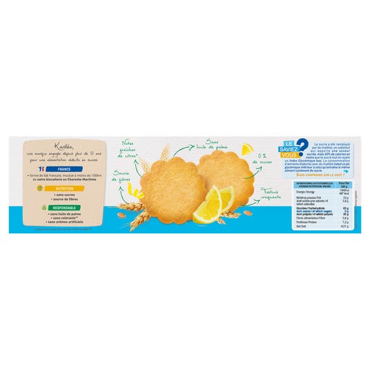 Eau Thermale Jonzac Biscuits Citron Sans Sucres