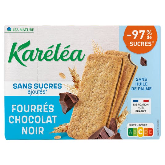 eau thermale jonzac Biscuits fourrés Chocolat noir