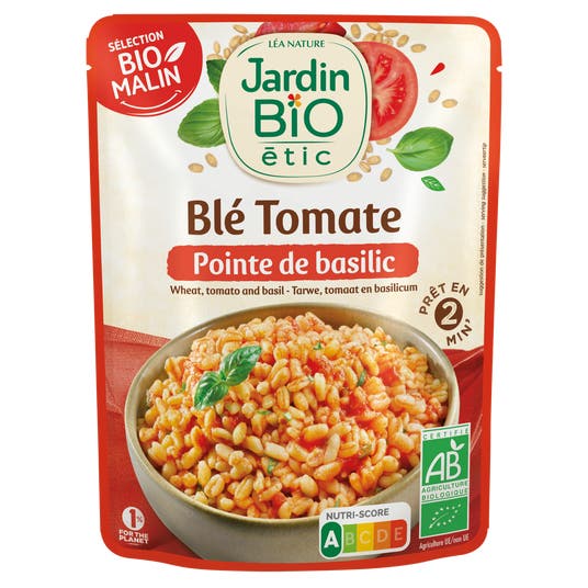 eau thermale jonzac Blé Tomate Basilic - bio