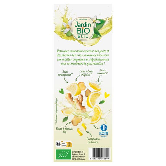 Eau Thermale Jonzac Boisson Citron Gingembre