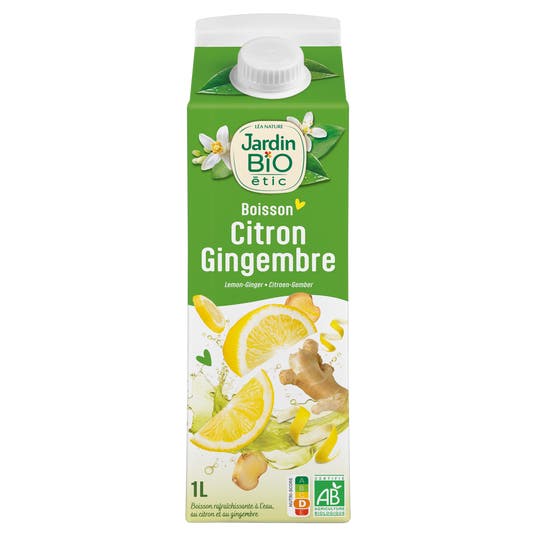 eau thermale jonzac Boisson Citron Gingembre