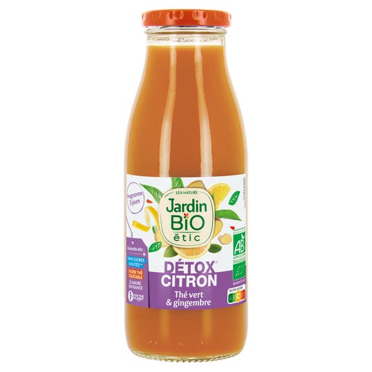 Eau Thermale Jonzac Boisson Détox Citron - Bio