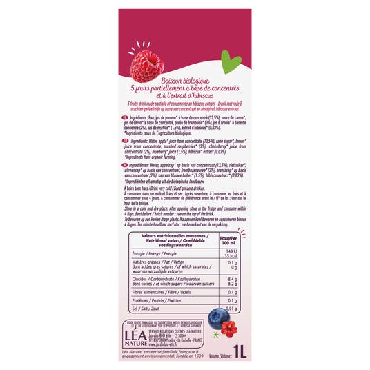 Eau Thermale Jonzac Boisson Fruits Rouges Hibiscus