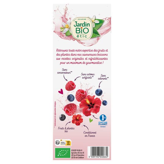 Eau Thermale Jonzac Boisson Fruits Rouges Hibiscus