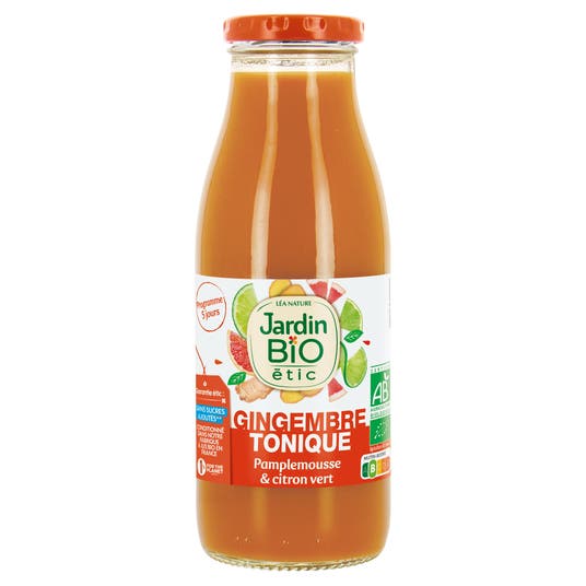 eau thermale jonzac Boisson gingembre tonique - bio