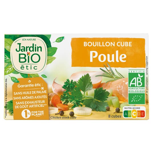 Eau Thermale Jonzac Bouillon Cube Bio Poule