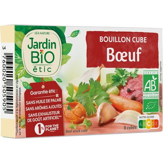 Eau Thermale Jonzac Bouillon Cube Boeuf - Bio