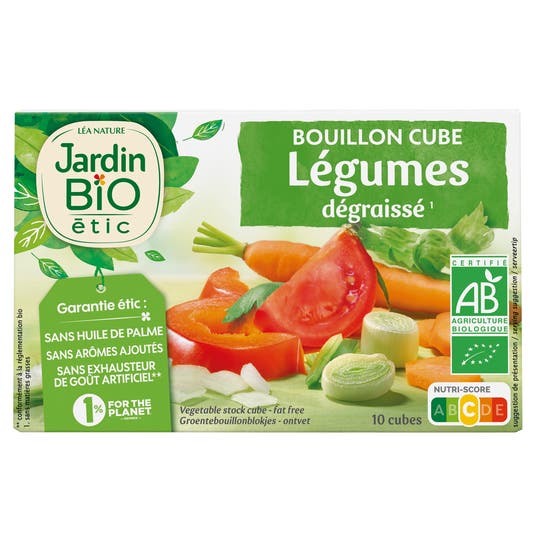 Eau Thermale Jonzac Bouillon Cube Légumes - Bio