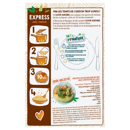 Eau Thermale Jonzac Boulgour De Blé Complet Bio