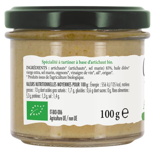 Eau Thermale Jonzac Bruschetta Artichaut - Bio