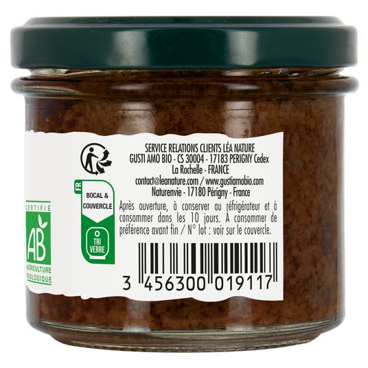 Eau Thermale Jonzac Bruschetta Olives Noires Bio