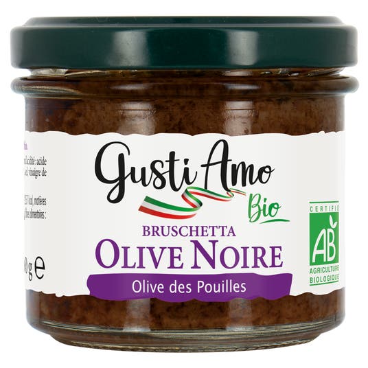 eau thermale jonzac Bruschetta olives noires bio