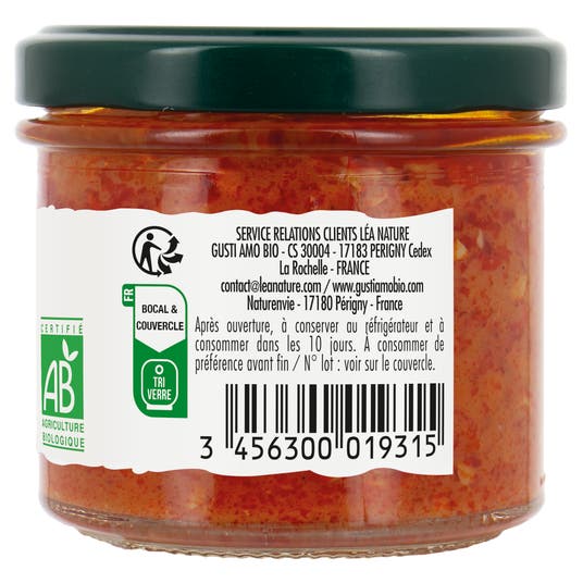 Eau Thermale Jonzac Bruschetta Poivrons Bio