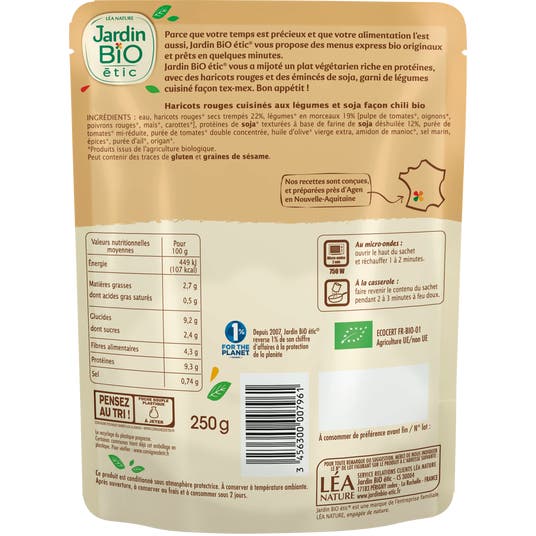 Eau Thermale Jonzac Chili Végétal - Bio