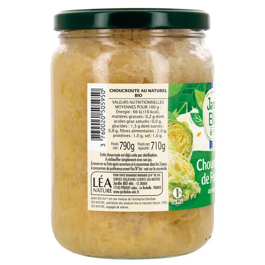 Eau Thermale Jonzac Choucroute Au Naturel - Bio