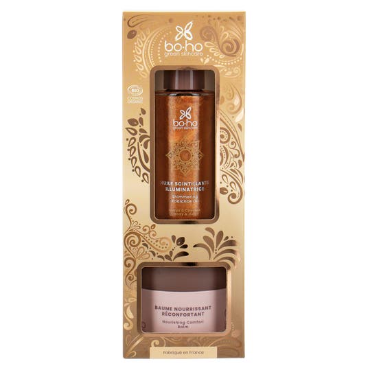 eau thermale jonzac Coffret Baume et Huile Gold