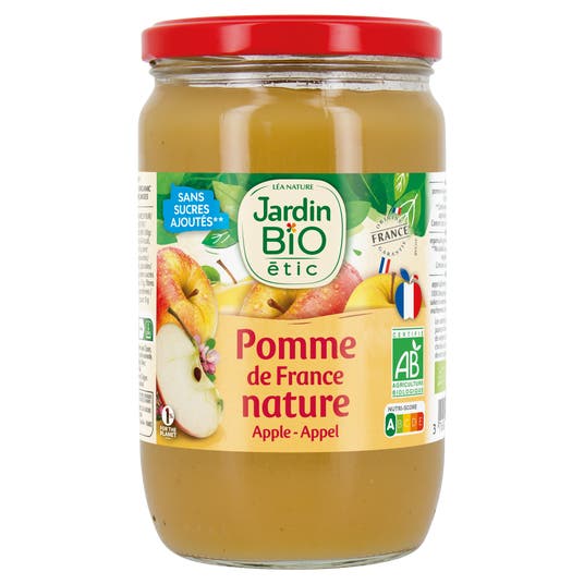 Eau Thermale Jonzac Compote Pomme Nature - Bio