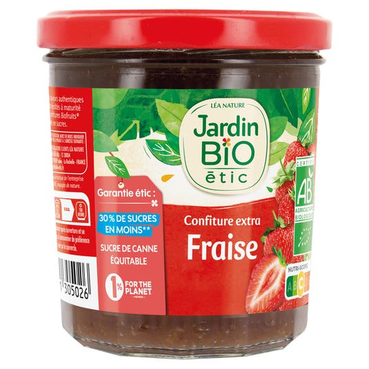 Eau Thermale Jonzac Confiture Extra Fraise - Bio