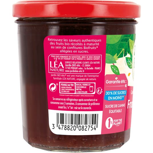 Eau Thermale Jonzac Confiture Extra Framboise - Bio