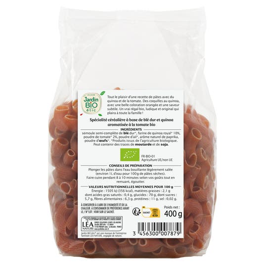 Eau Thermale Jonzac Coquilles Quinoa Tomate - Bio