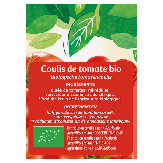 Eau Thermale Jonzac Coulis De Tomate Bio De France