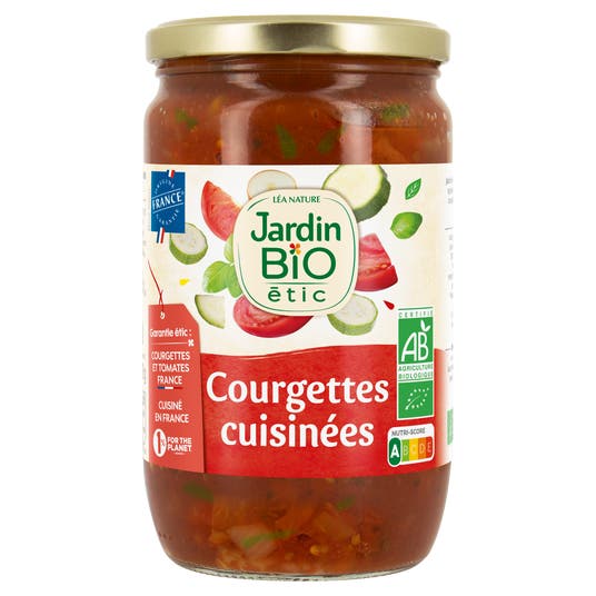 eau thermale jonzac Courgettes bio cuisinées