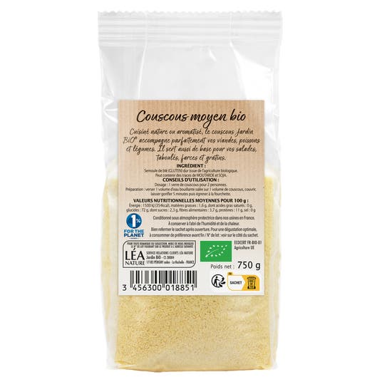 Eau Thermale Jonzac Couscous De Blé Bio