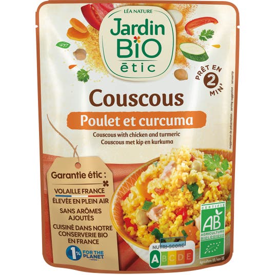 Eau Thermale Jonzac Couscous Poulet Et Curcuma - Bio