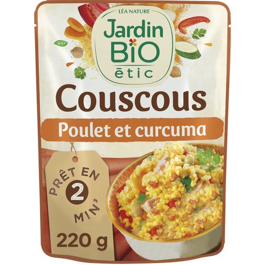 eau thermale jonzac Couscous poulet et curcuma - bio