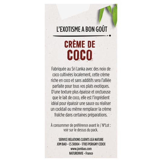 Eau Thermale Jonzac Crème Coco Tetra Bio - 200ml