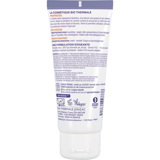 Eau Thermale Jonzac Crème Mains Réparatrice