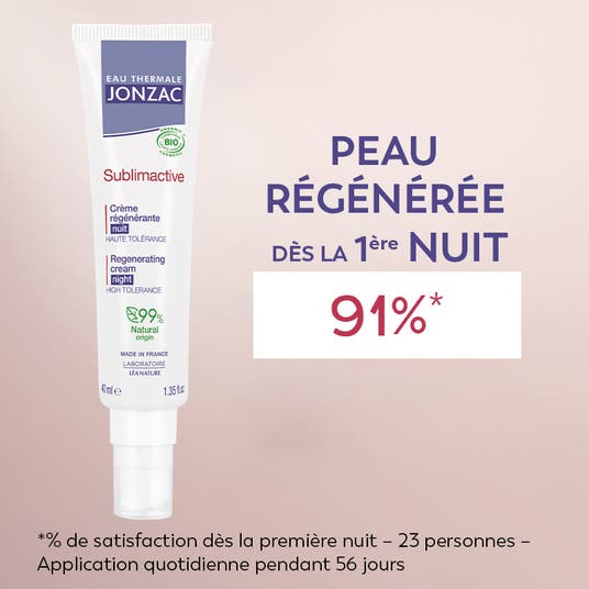 Eau Thermale Jonzac Crème Nuit Régénérante Bio