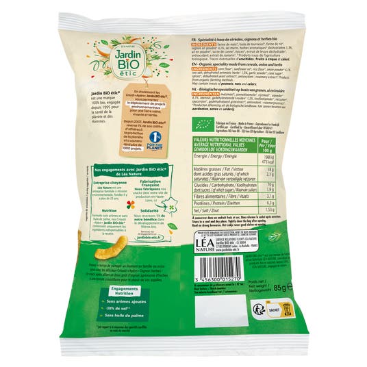 Eau Thermale Jonzac Crousti'Apéro Oignon Herbes