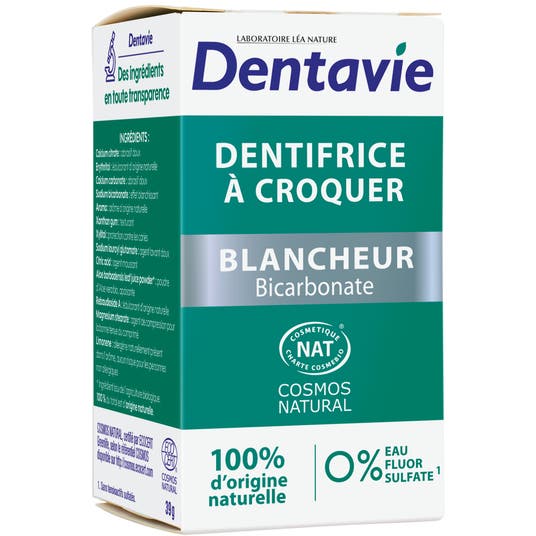 Eau Thermale Jonzac Dentifrice à Croquer Blancheur