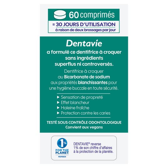 Eau Thermale Jonzac Dentifrice à Croquer Blancheur