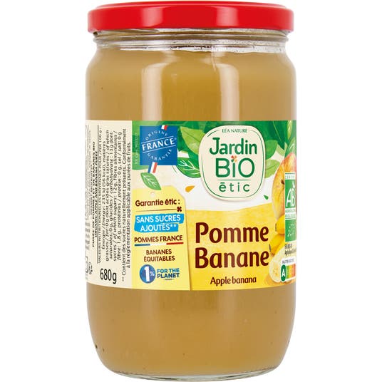 Eau Thermale Jonzac Dessert Pomme Banane - Bio