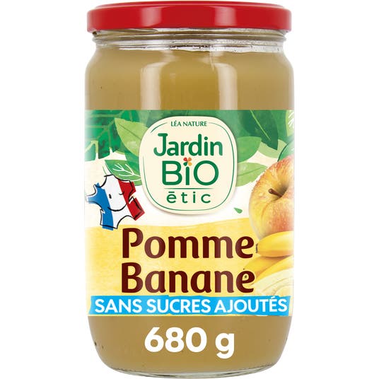 eau thermale jonzac Dessert Pomme Banane - bio