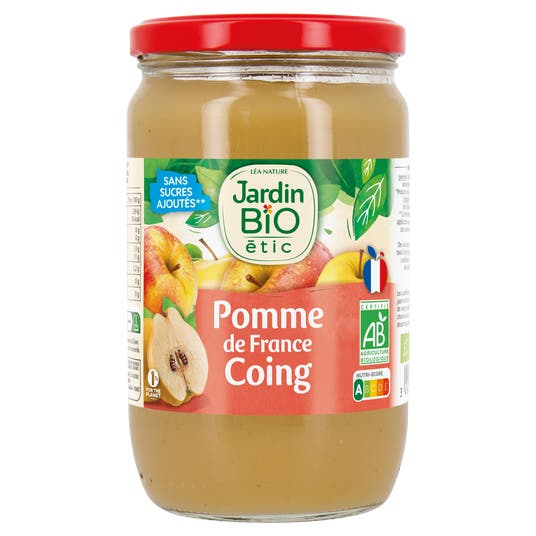 eau thermale jonzac Dessert Pomme Coing - bio