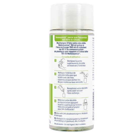 Eau Thermale Jonzac Éco-recharge Déo 24h Verveine