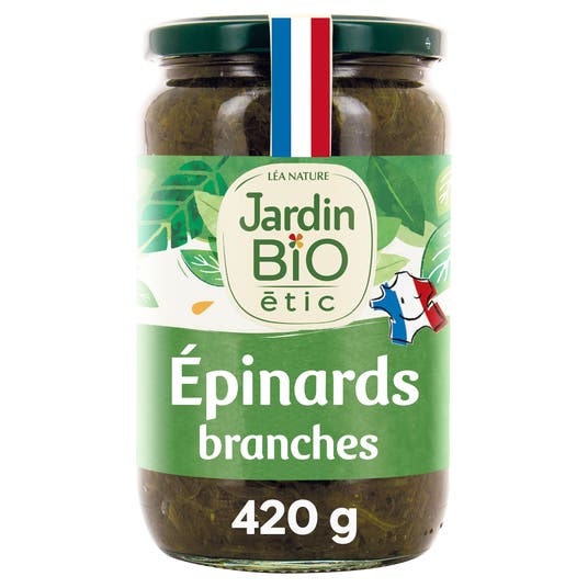 eau thermale jonzac Epinards bio en branches