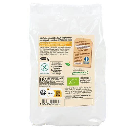 Eau Thermale Jonzac Farine De Maïs Bio Sans Gluten