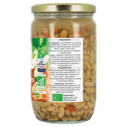 Eau Thermale Jonzac Flageolets Cuisinés - Bio