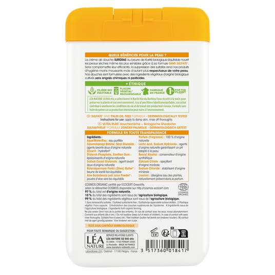 Eau Thermale Jonzac Gel Douche Surgras Karité