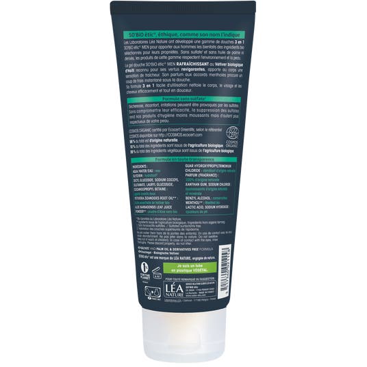 Eau Thermale Jonzac Gel Douche Vétiver Bio