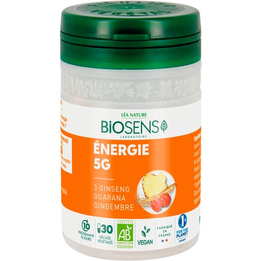 eau thermale jonzac Gélule végétale Energie 5G - bio